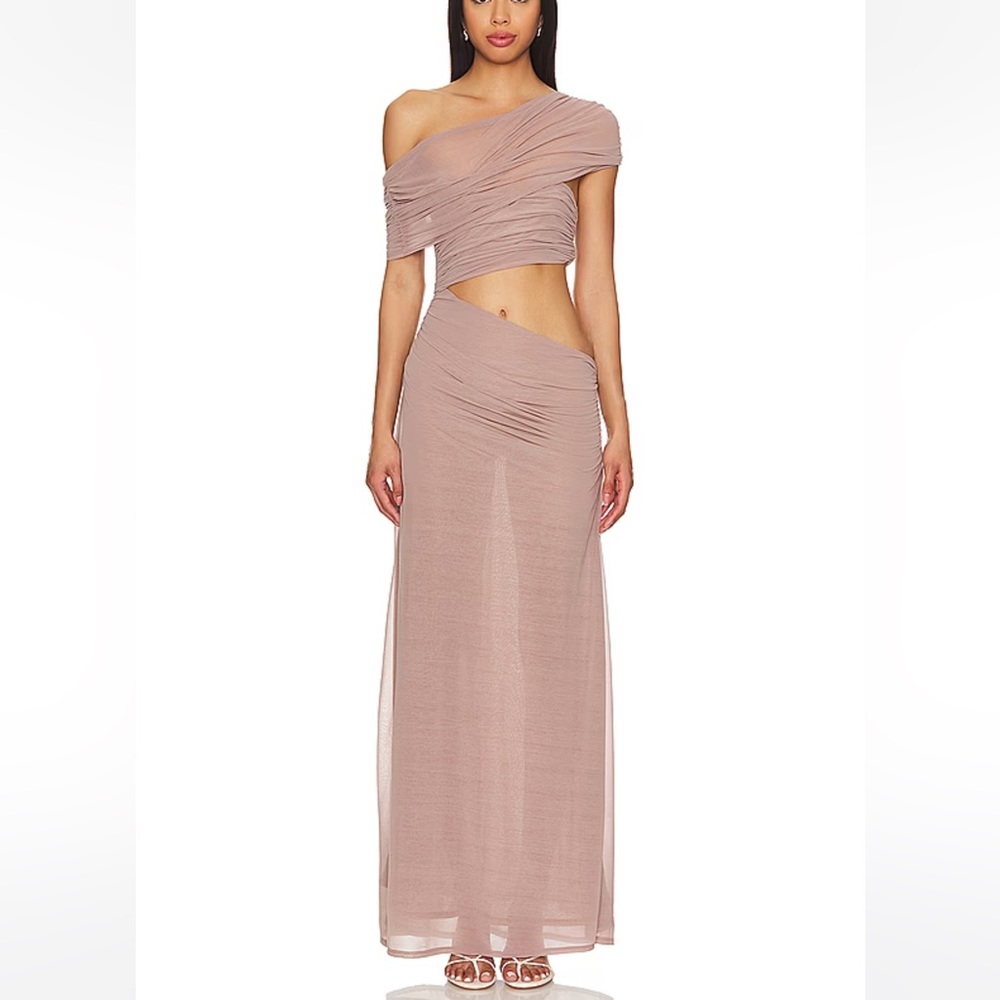 LPA Mona Maxi Dress in Concrete